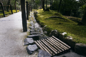 large stepping stones for walkway