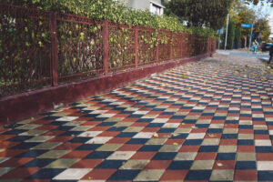 Painting Patio Pavers