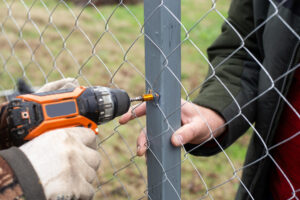 security fence installation