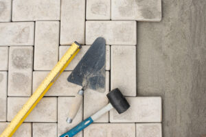 paver patio installation tools