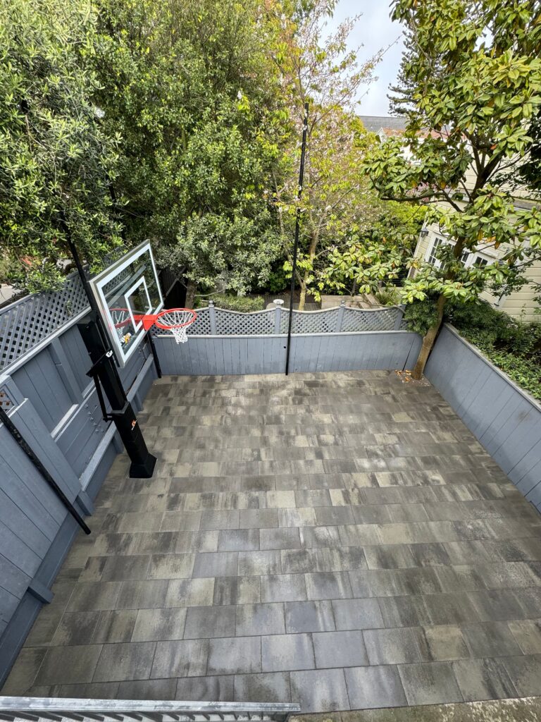 outdoor patio tiles over concrete