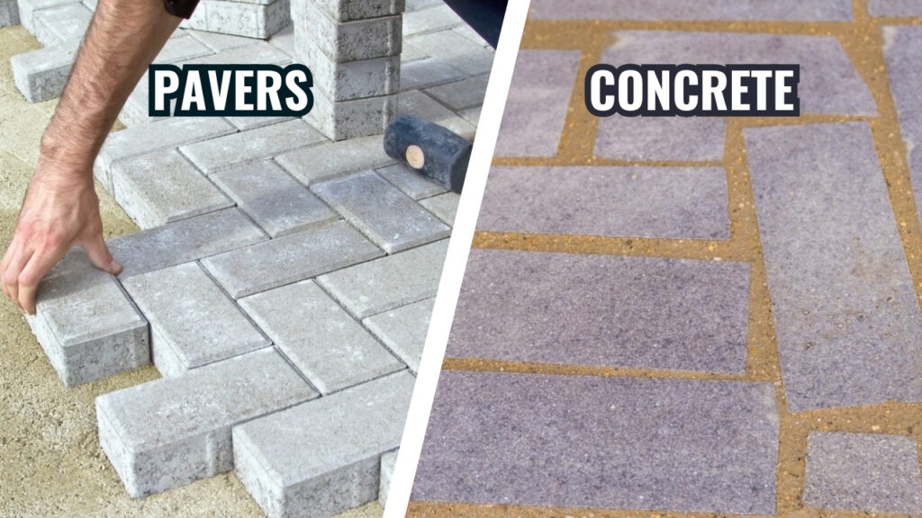 Is Stamped Concrete Cheaper Than Pavers?