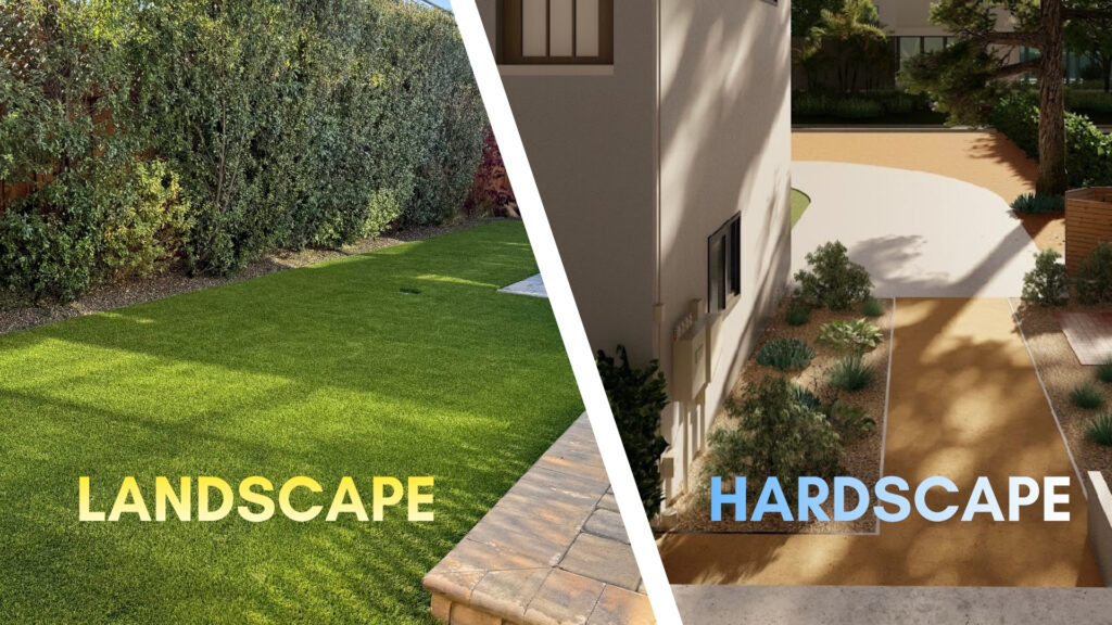 hardscape vs landscape