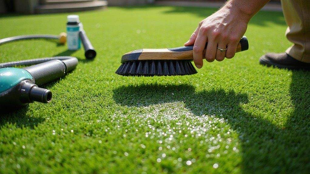 Brush-Synthetic-Grass-Properly